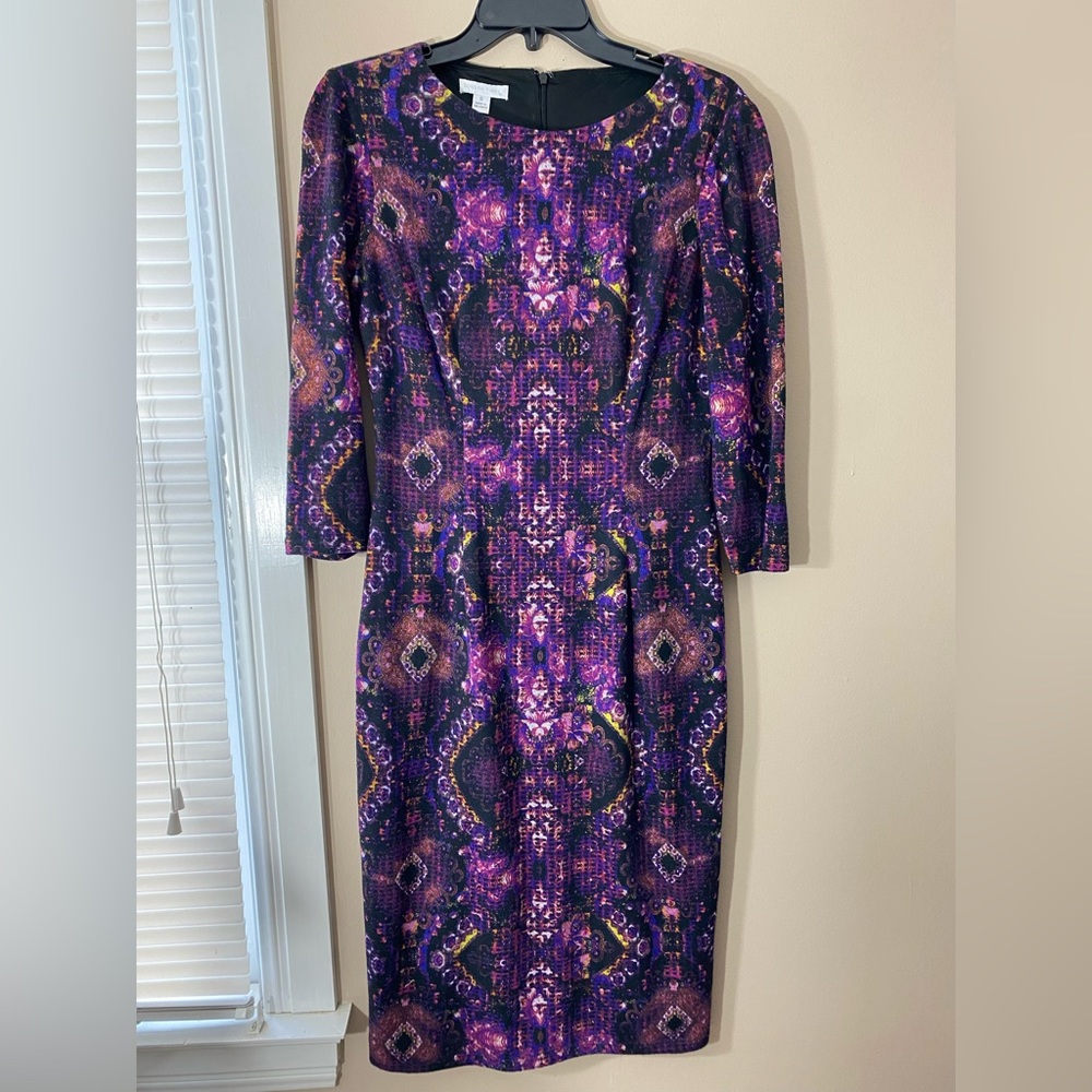 London Times purple dress